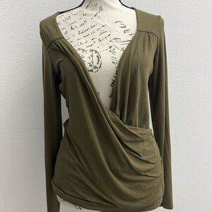 MICHAEL Michael Kors Olive Drape Blouse